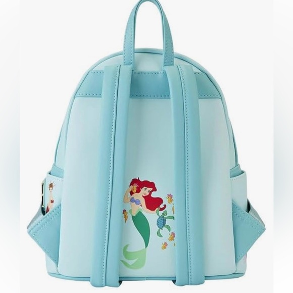Loungefly Disney Little Mermaid Lenticular mini Backpack - Picture 5 of 15
